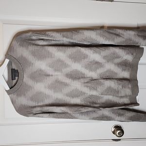 Tricots St Raphael 100% Pima Cotton Two Tone Tan Sweater, Men's XL